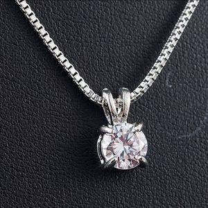 New rhinestone crystal zircon necklace!